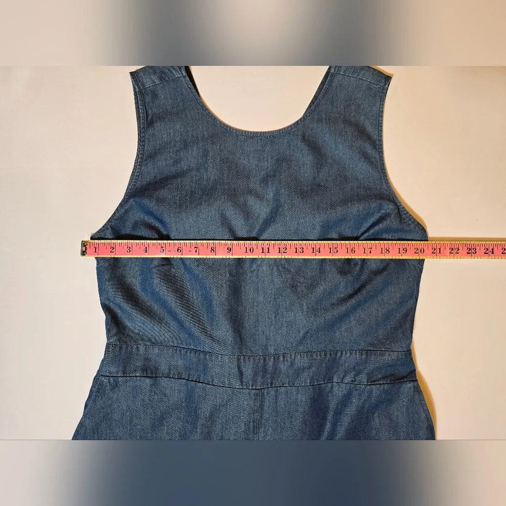 NY&Company Blue Jean Jumpsuit ~ sz XL - Picture 9 of 16